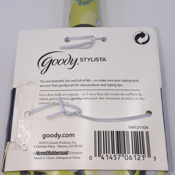 2 Goody Stylista Paddle Hair Brushes Blue & Yellow - Picture 9 of 9